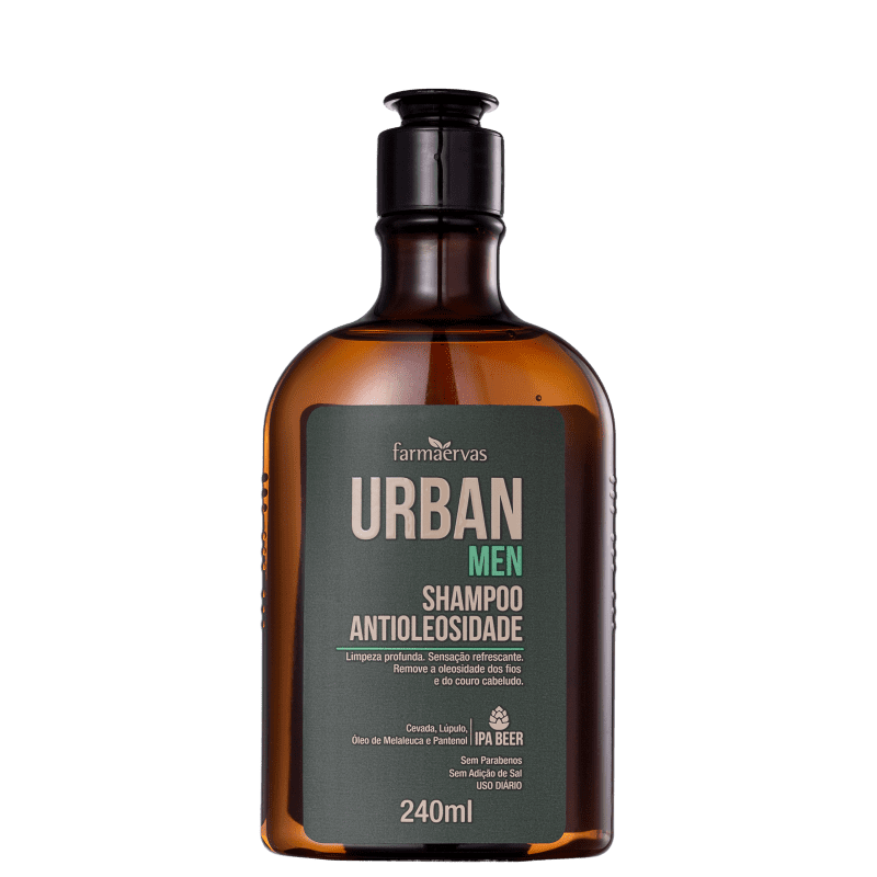 Farmaervas Urban Men Antioleosidade - Shampoo 240ml
