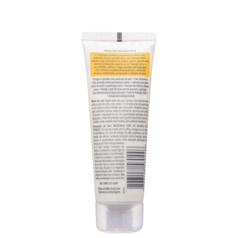 Cenoura & Bronze Diário FPS 50 - Protetor Solar Facial 50g