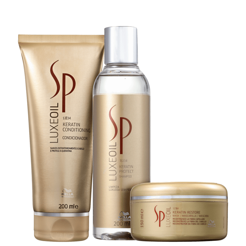 Kit SP System Professional Luxe Oil Keratin Restore Trio (3 Produtos)