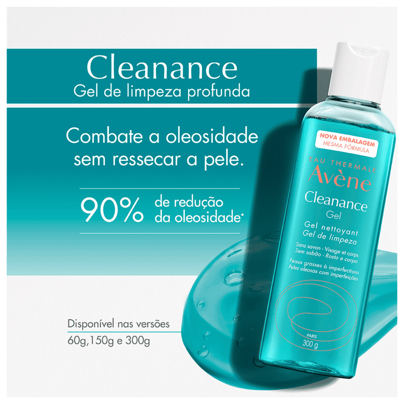 Avène Cleanance - Gel de Limpeza Facial 300ml