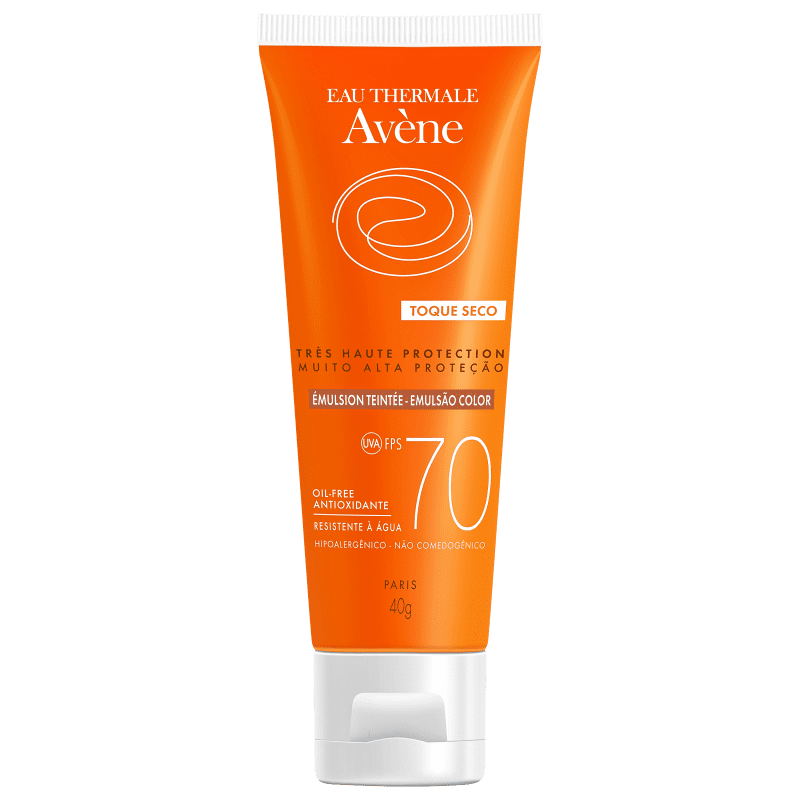 Avène Emulsão Color FPS 70 Toque Seco - Protetor Solar 40g