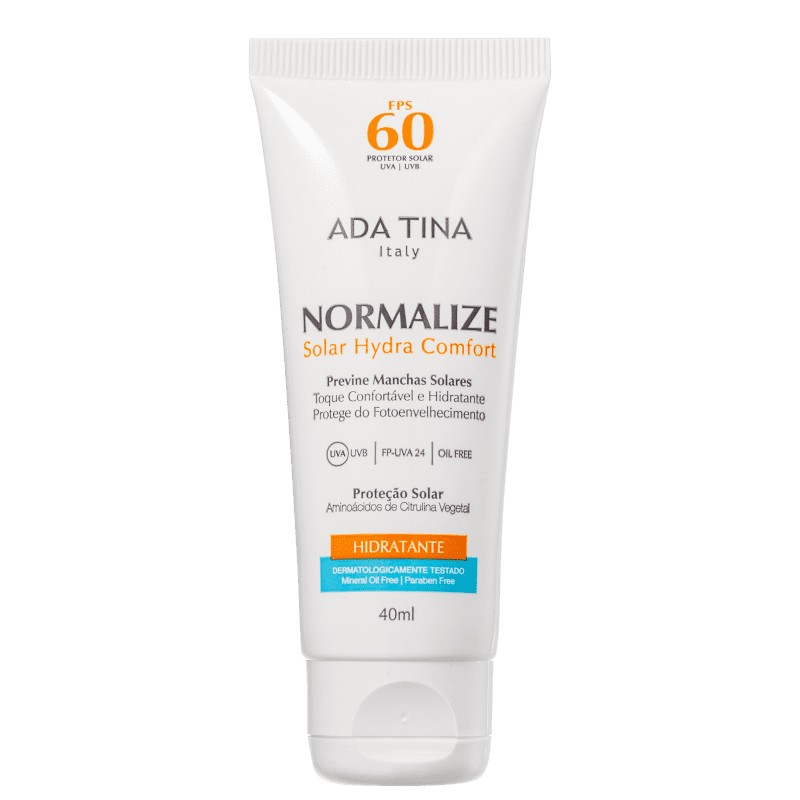 Ada Tina Normalize Solar Hydra Comfort FPS 60 - Protetor Solar 40ml Menor preço em Ada Tina Normalize Solar Hydra Comfort FPS 60 - Protetor Solar 40ml