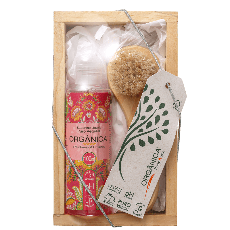 Kit Orgânica Facial Care Framboesa e Orquídea (2 produtos)