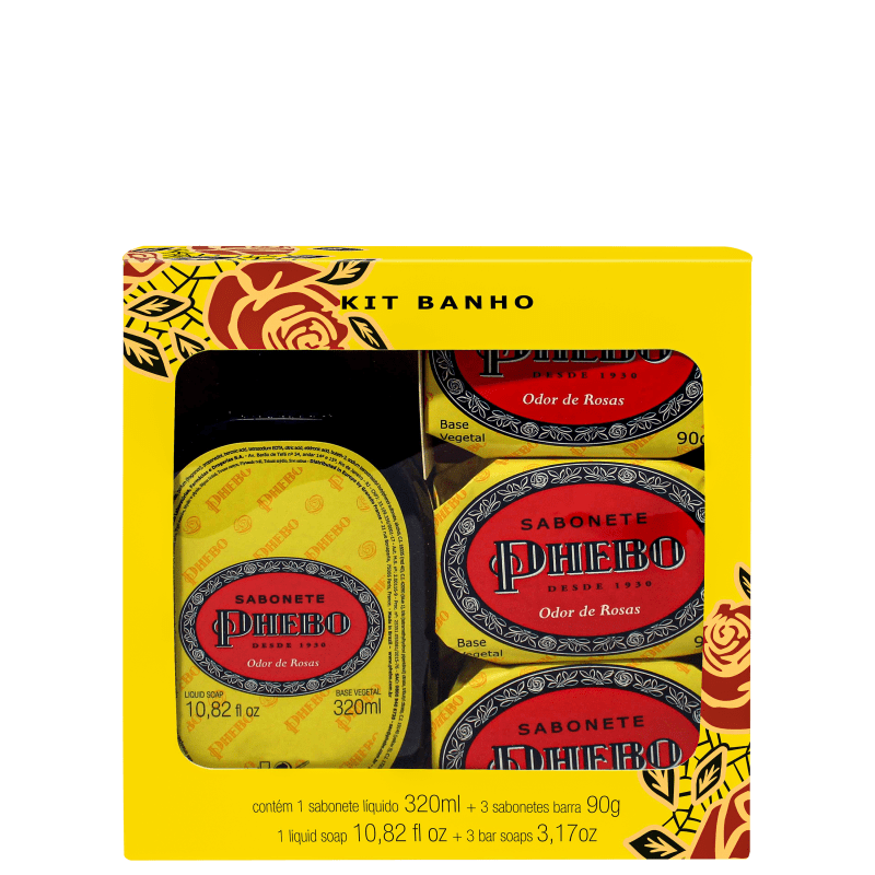Kit Phebo Banho 90 Anos (4 Produtos)