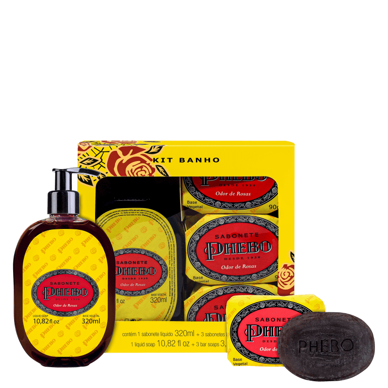 Kit Phebo Banho 90 Anos (4 Produtos)