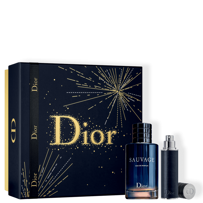 Conjunto Sauvage Dior Masculino - Eau de Parfum 100ml + Travel Size 10ml