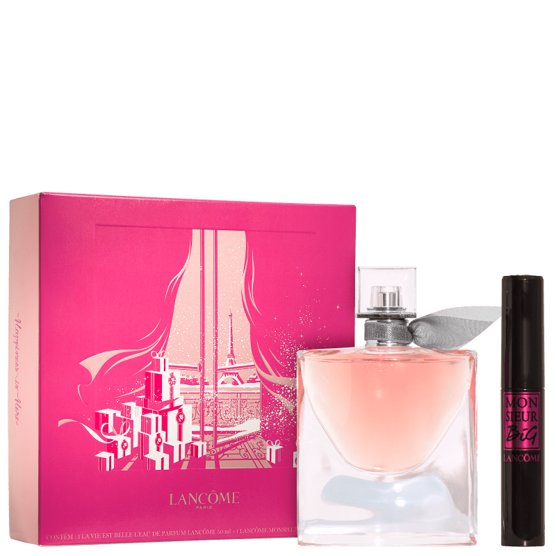 Conjunto La Vie Est Belle & Monsieur Big Lancôme Feminino - Eau de Parfum 50ml + Máscara de Cílios 10ml