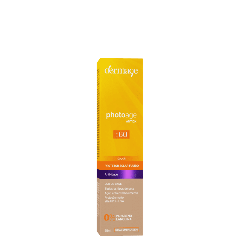 Dermage Photoage Antiox Color FPS 60 - Protetor Solar Facial 50ml