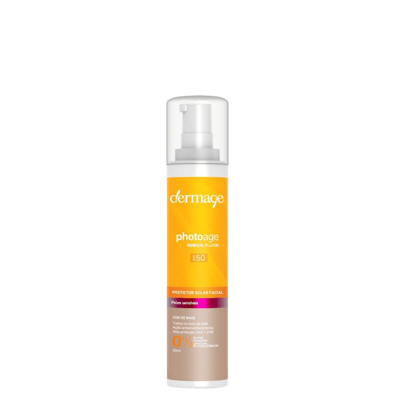 Dermage Photoage Mineral Color Fluid FPS50 - Protetor Solar Facial 50ml