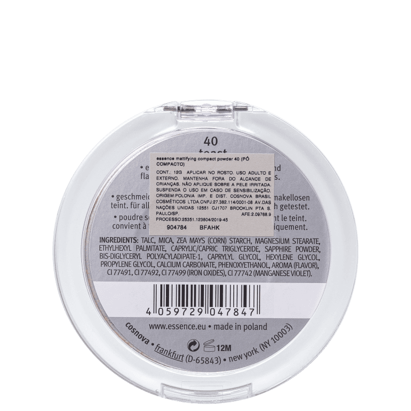 Essence Mattifying 40 - Pó Compacto 12g
