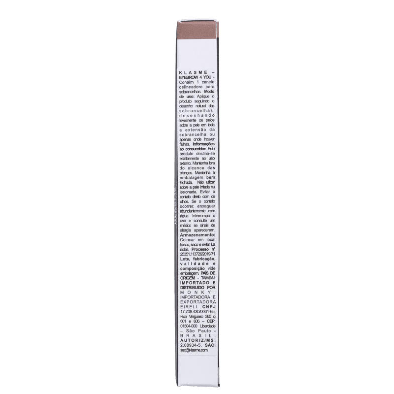 Klasme Eyebrow 4 You 02 Castanho Médio - Caneta Delineadora 1,2g