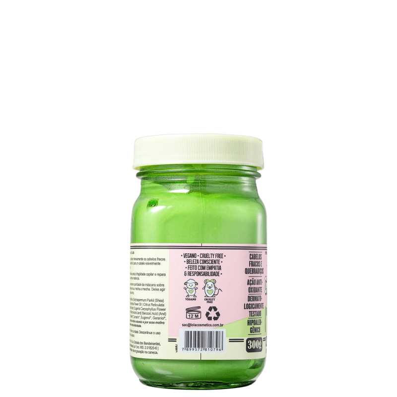Lola Cosmetics Chá Latte Manteiga de Matchá + Leite Vegetal - Máscara Capilar 300g