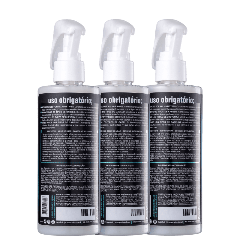 Truss Uso Obrigatório - Tratamento Reconstrutor 3x260ml