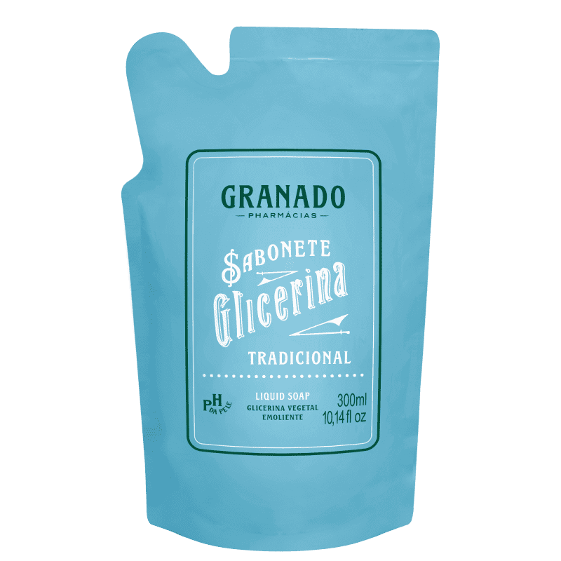 Granado Glicerina Tradicional Refil - Sabonete Líquido 300ml