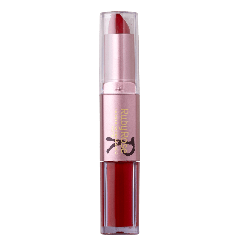 Ruby Rose Duo Matte HB8606 001 - Batom 2 em 1 7,1g