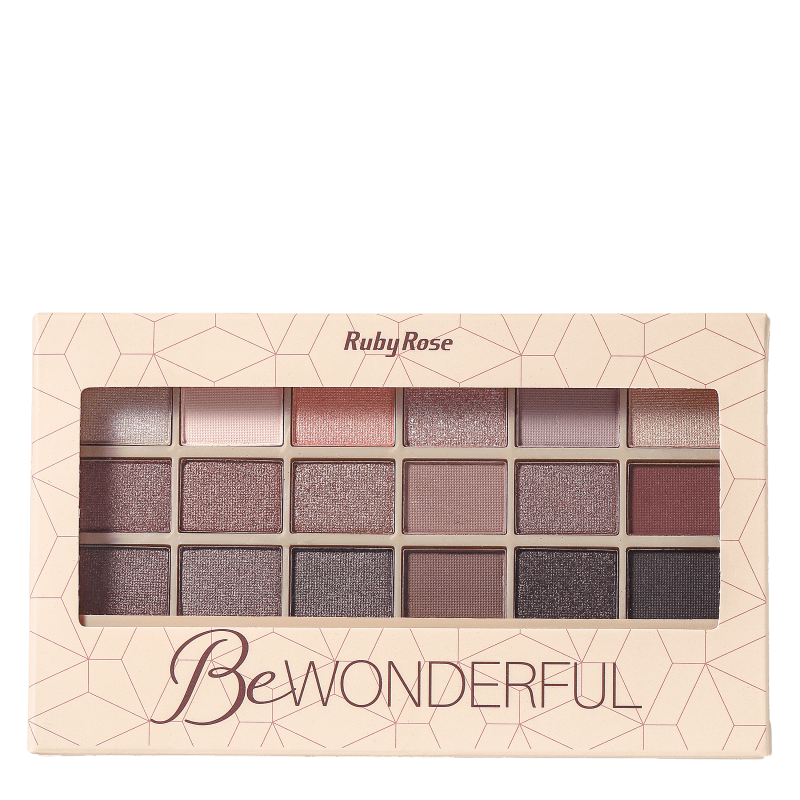 Ruby Rose Be Wonderful - Paleta de Sombras 16g