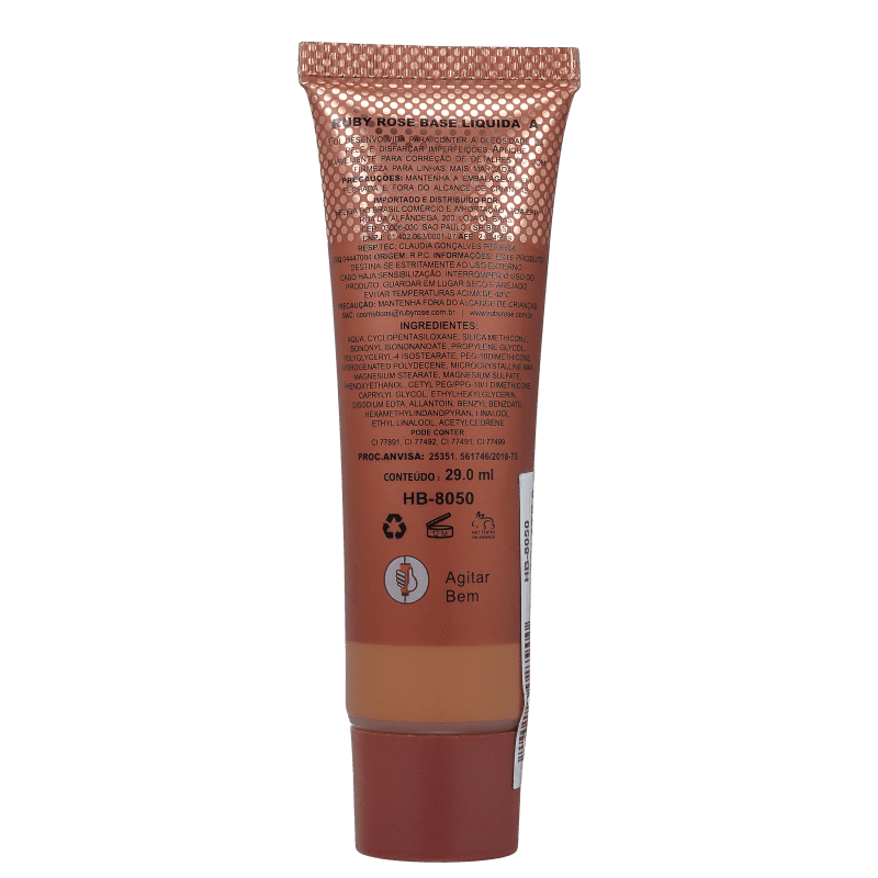 Ruby Rose Soft Matte 6 Chocolate - Base Líquida 29ml