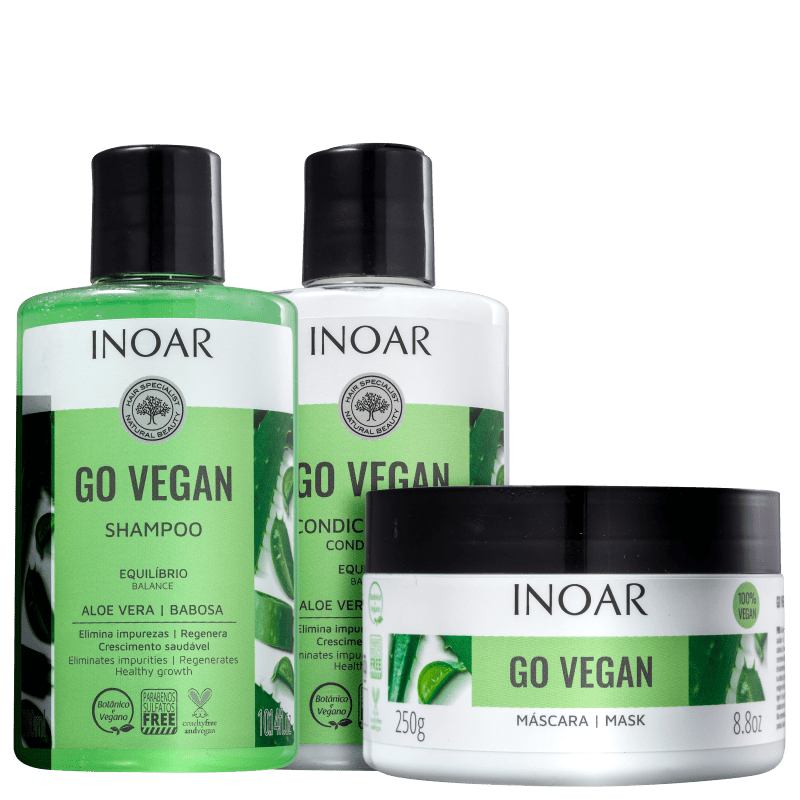 Kit Inoar Go Vegan Equilíbrio (3 Produtos)