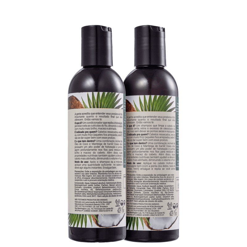 Kit Bonita por Natureza Coco e Karité (2 Produtos)
