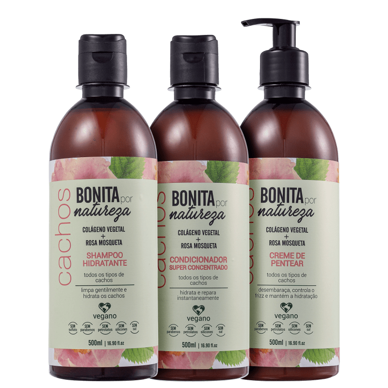 Kit Bonita por Natureza Cachos (3 Produtos)