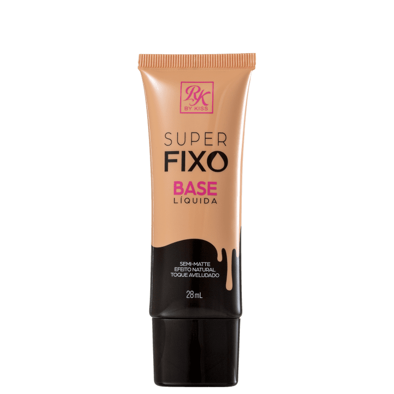 Kiss New York Ruby Kisses Super Fixo Nude - Base Líquida 28ml