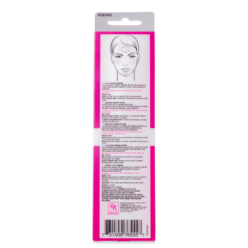 Kiss New York RK by Kiss - Pincel Kabuki 30g