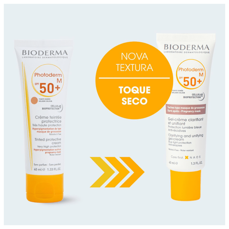 Bioderma Photoderm FPS 50 Dourado - Protetor Solar Facial 40ml