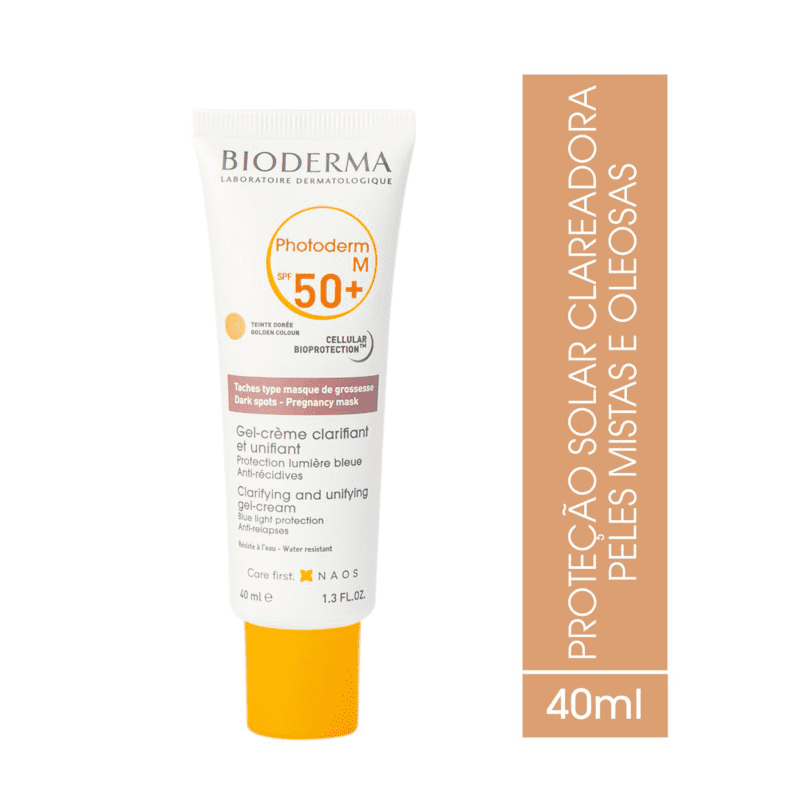 Bioderma Photoderm FPS 50 Dourado - Protetor Solar Facial 40ml