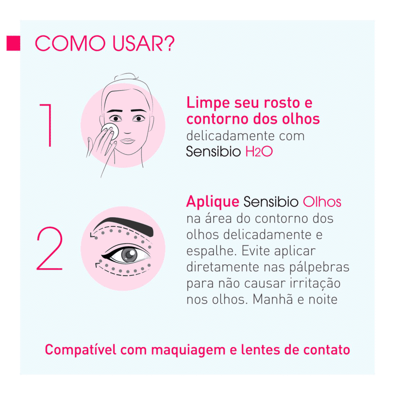 Bioderma Sensibio Eye - Gel para Área dos Olhos 15ml