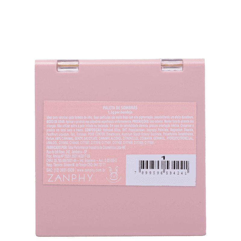 Zanphy Noneto 01 - Paleta de Sombras 11,7g