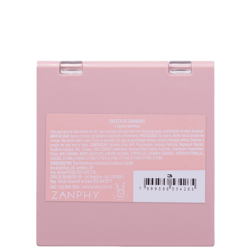 Zanphy Noneto 03 - Paleta de Sombras 11,7g