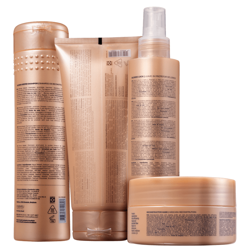 Kit Cadiveu Blonde Reconstructor (4 produtos)