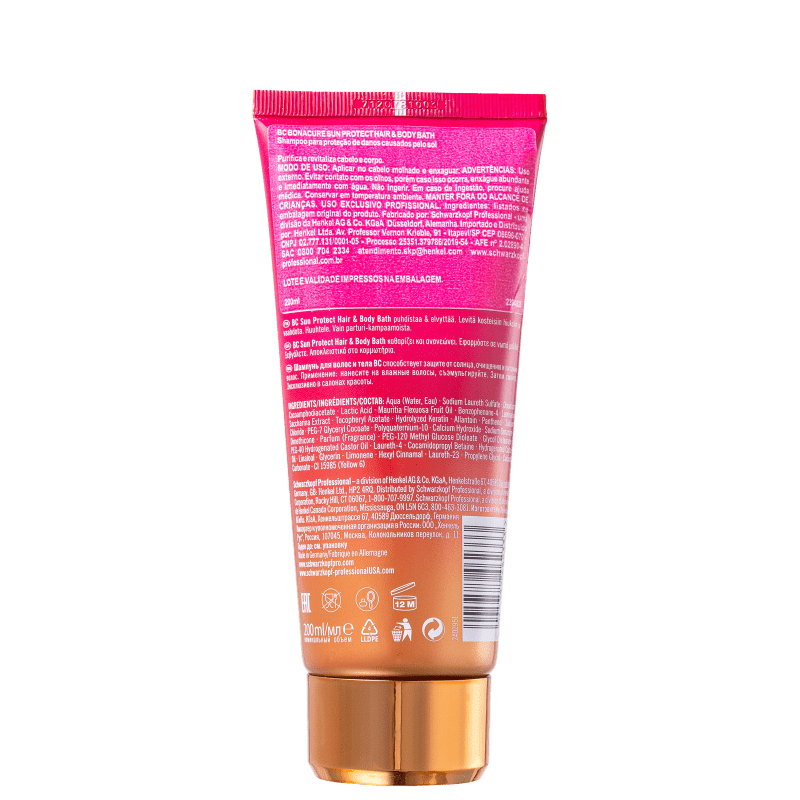 Schwarzkopf Professional BC Bonacure Sun Protect - Shampoo 2 em 1 200ml