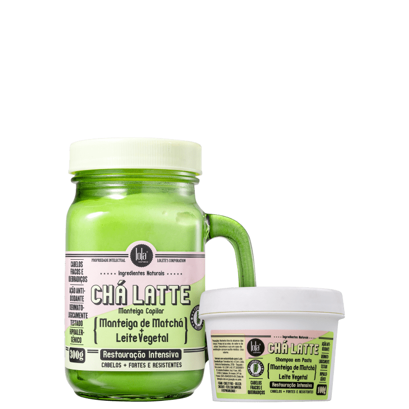 Kit Lola Cosmetics Chá Latte Matchá + Leite Vegetal Duo (2 Produtos) Menor preço em Kit Lola Cosmetics Chá Latte Matchá + Leite Vegetal Duo (2 Produtos)