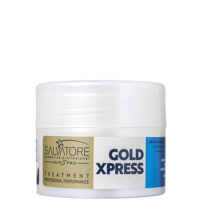 Salvatore Gold Xpress Pré e Pós-Química - Máscara Condicionadora 250ml