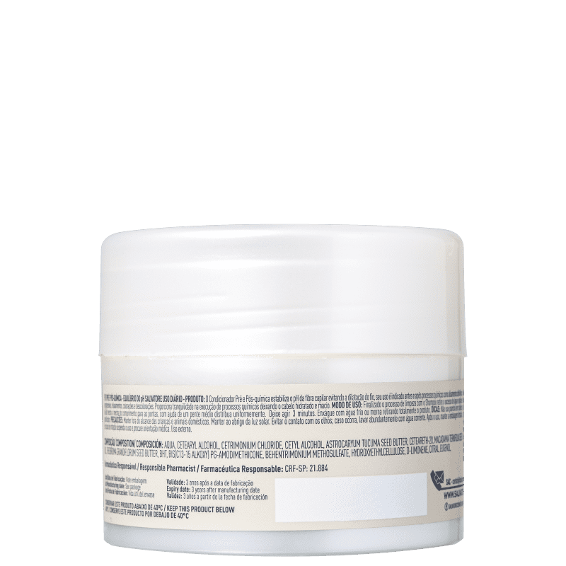 Salvatore Gold Xpress Pré e Pós-Química - Máscara Condicionadora 250ml
