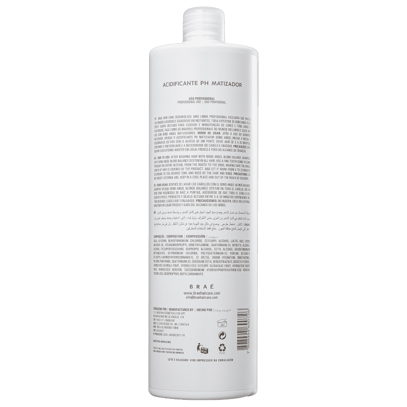 BRAÉ Bond Angel pH - Acidificante Matizador 1000ml