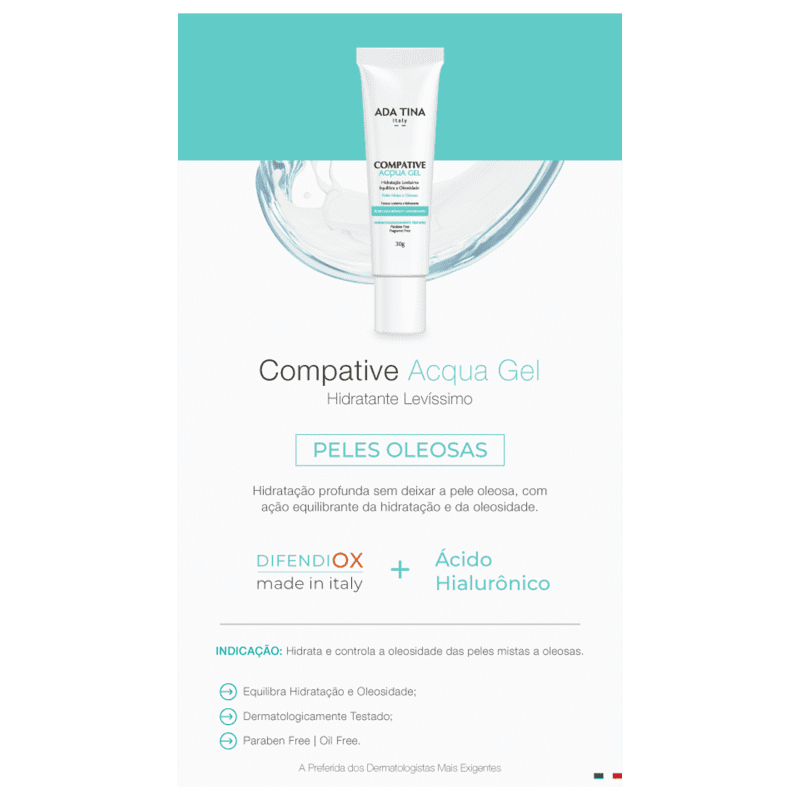 Ada Tina Compative Acqua Gel - Hidratante Facial 30g