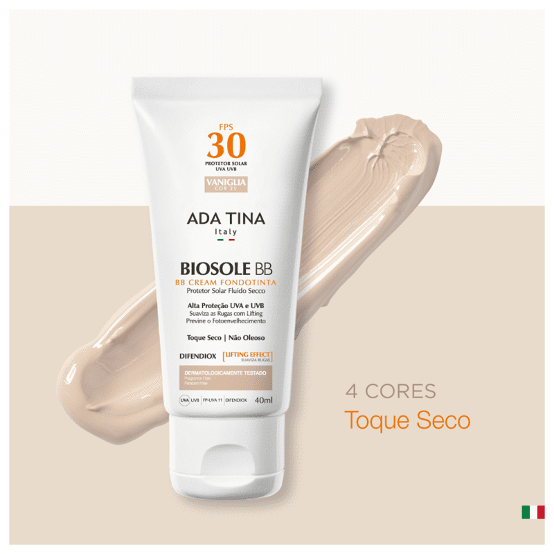 Ada Tina Biosole FPS 60 35 Miele - BB Cream 40ml