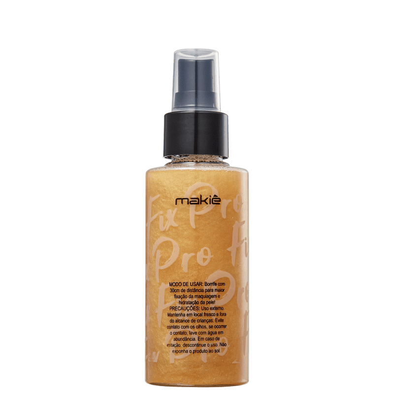 Makiê Fix Pro Gold - Fixador de Maquiagem 120ml