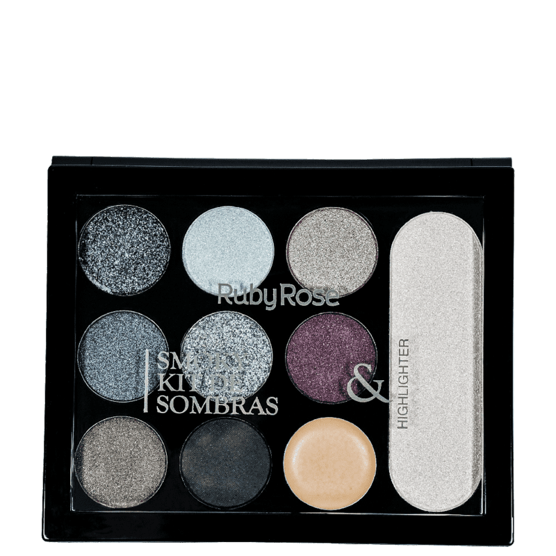 Ruby Rose Smoky HB1037 - Paleta de Maquiagem 9,3g