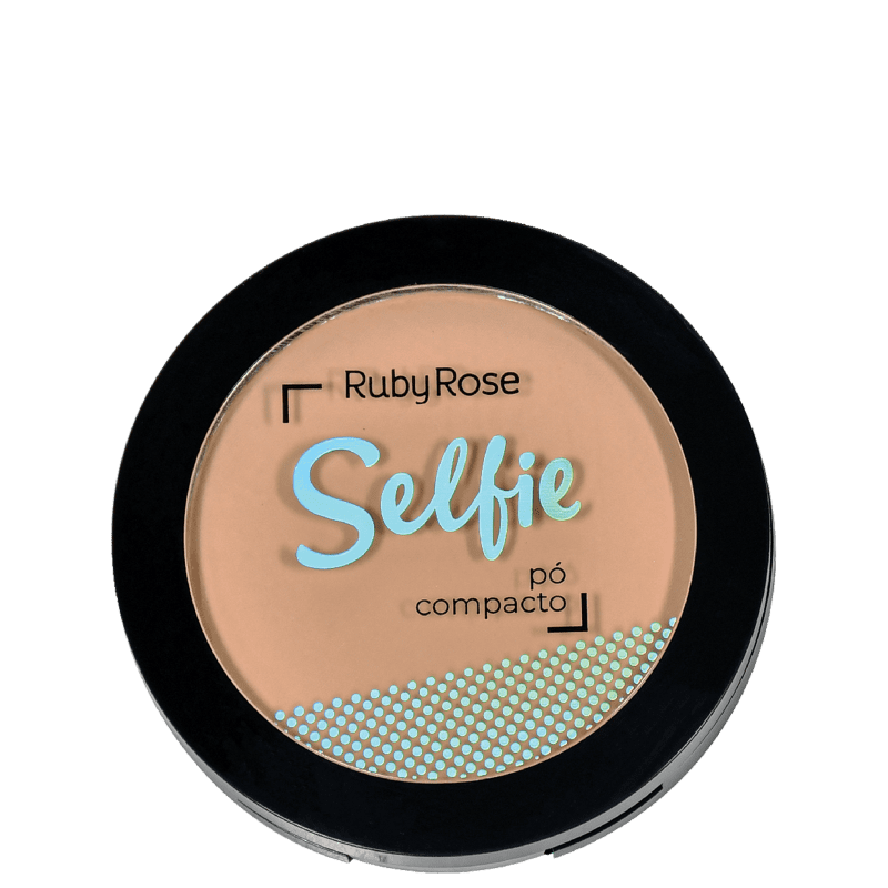 Ruby Rose Selfie 03 Bege Médio - Pó Compacto