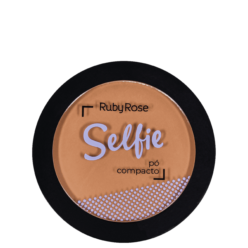 Ruby Rose Selfie 21 Chocolate Médio - Pó Compacto