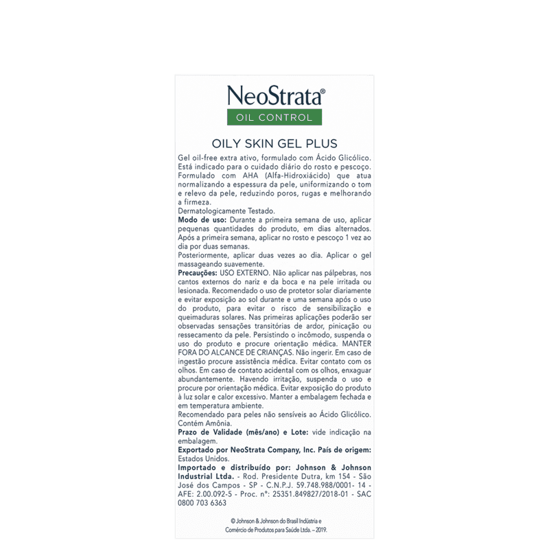 Neostrata Oil Control Oily Skin Gel Plus - Anti-Idade 125ml