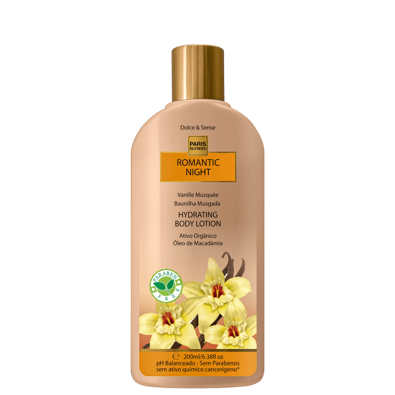 Paris Elysees Dolce & Sense Romantic Night - Loção Hidratante Corporal 200ml