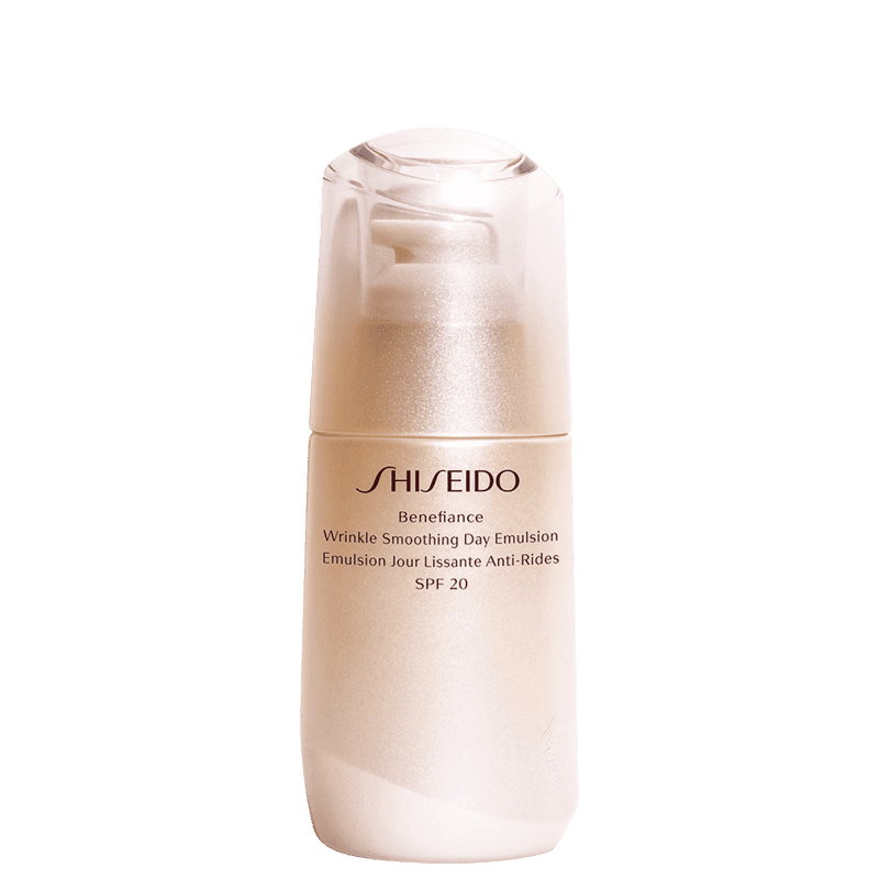 Shiseido Benefiance Wrinkle Smoothing Day FPS 20 - Emulsão Redutor de Linhas 75ml Menor preço em Shiseido Benefiance Wrinkle Smoothing Day FPS 20 - Emulsão Redutor de Linhas 75ml