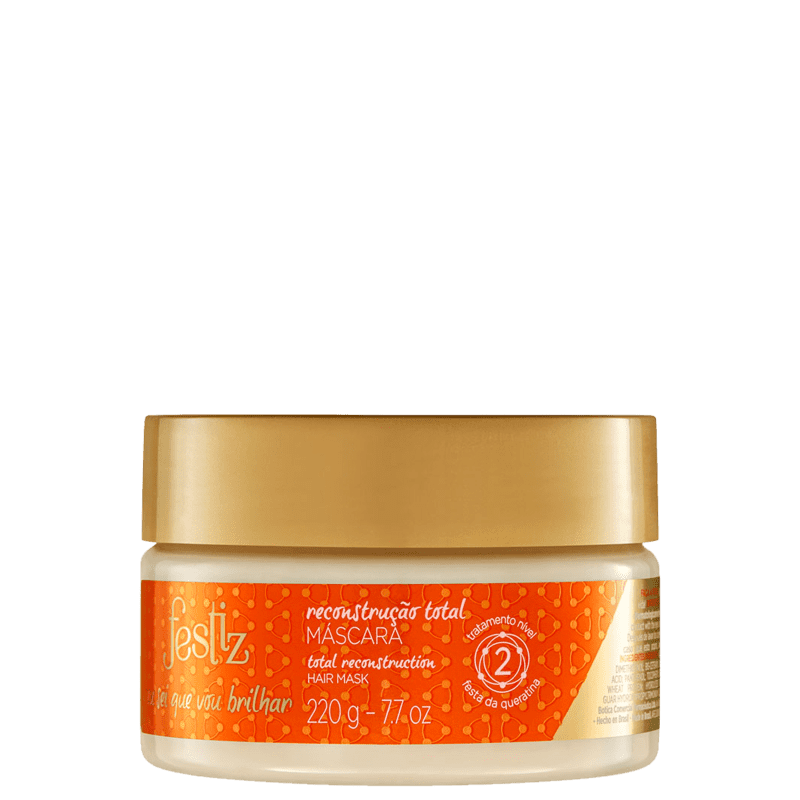 Festiz Eu Sei Que Vou Brilhar - Máscara Capilar 220g
