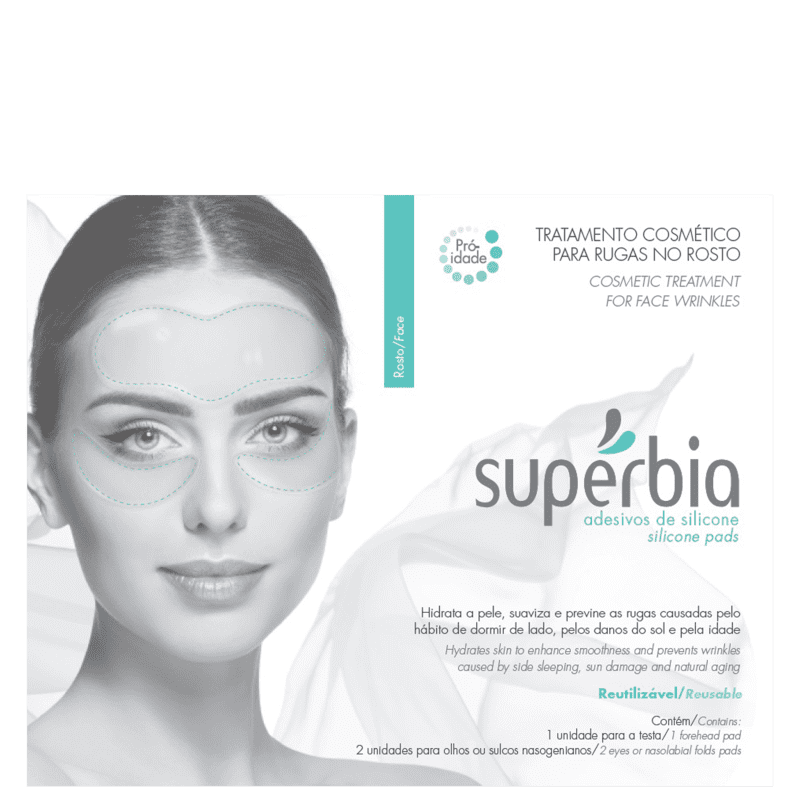 Supérbia Adesivos de Silicone Rosto - Tratamento Redutor de Linhas (3 Unidades) Menor preço em Supérbia Adesivos de Silicone Rosto - Tratamento Redutor de Linhas (3 Unidades)