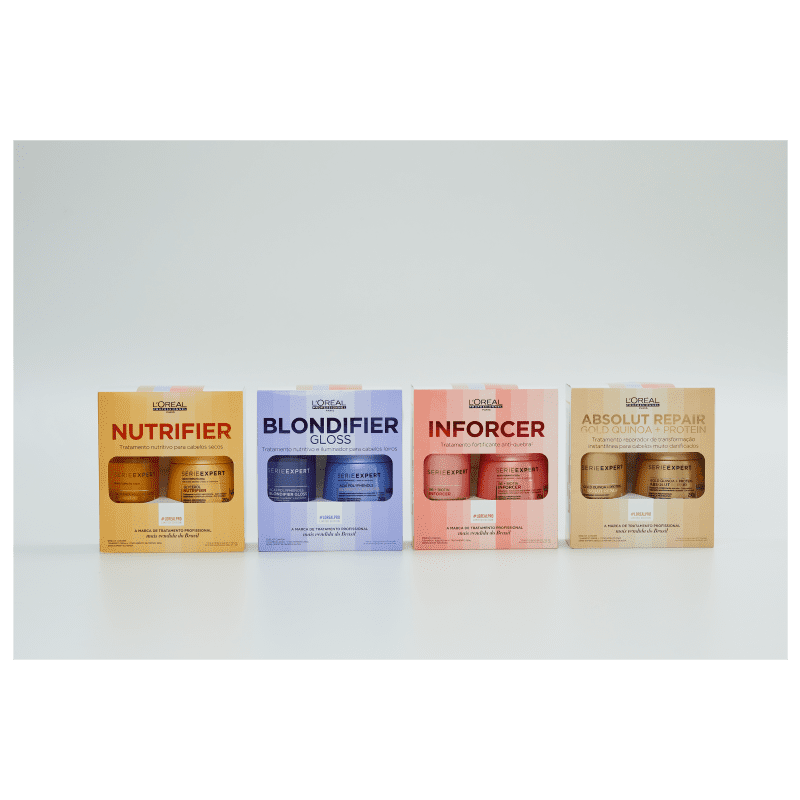 Kit L'oréal Professionnel Blondifier Gloss Treatment Shampoo 300ml + Máscara 250g