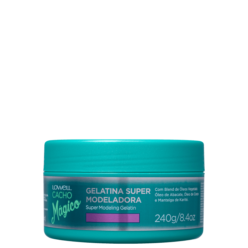 Lowell Cacho Mágico Super Modeladora - Gelatina Ativadora de Cachos 240g